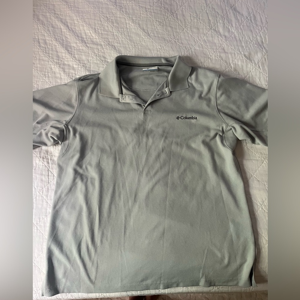 Grey Columbia Polo